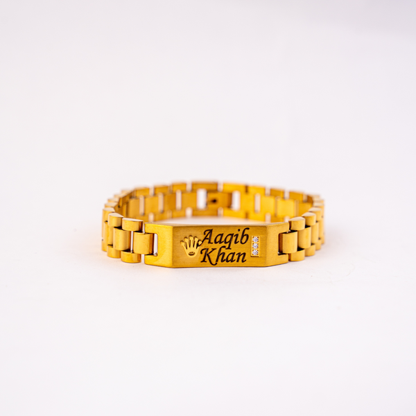 Name Bracelet | Premium Rolex Bracelet | Mens Bracelet | Cufflinkswala